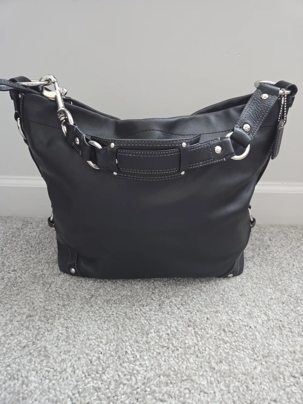 COACH black CARLY Bag